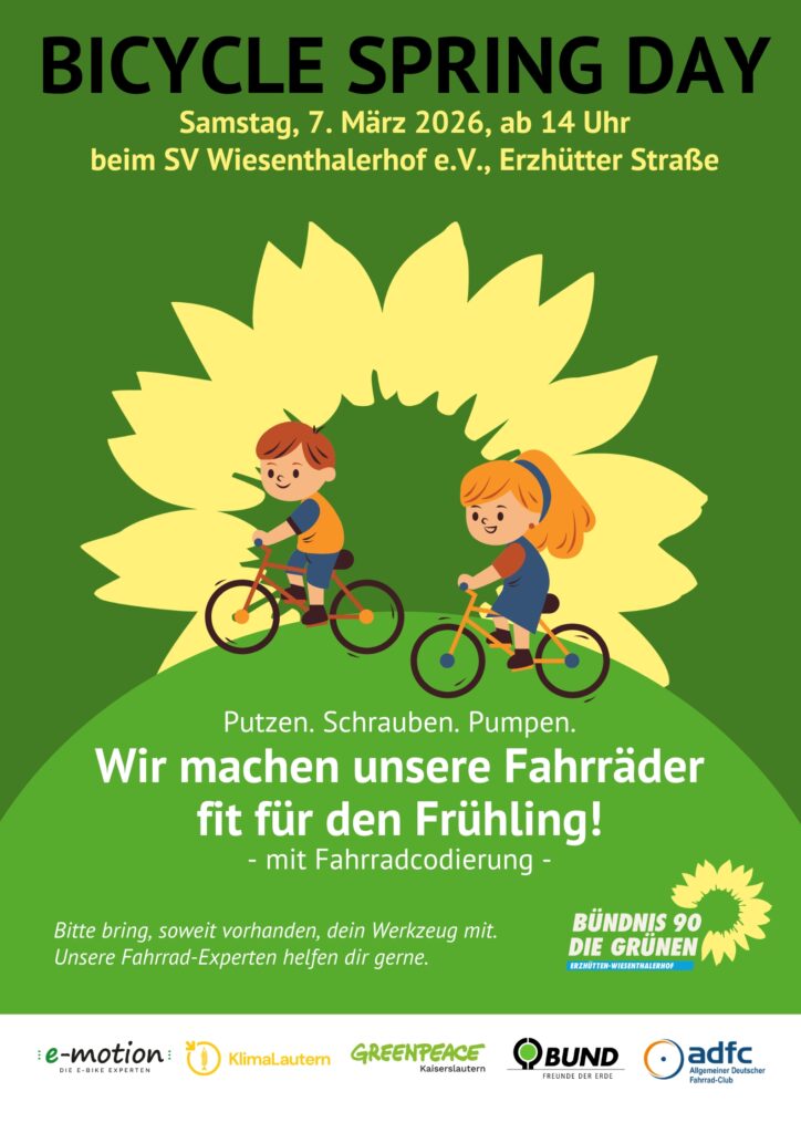 Veranstaltungsplakat des Bicycle Spring Day 2026